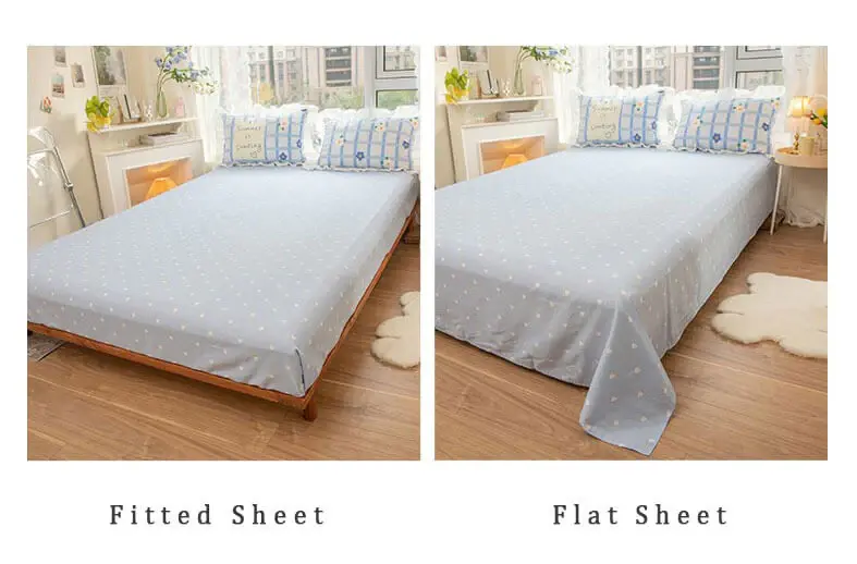 flat sheets vs fitted sheets