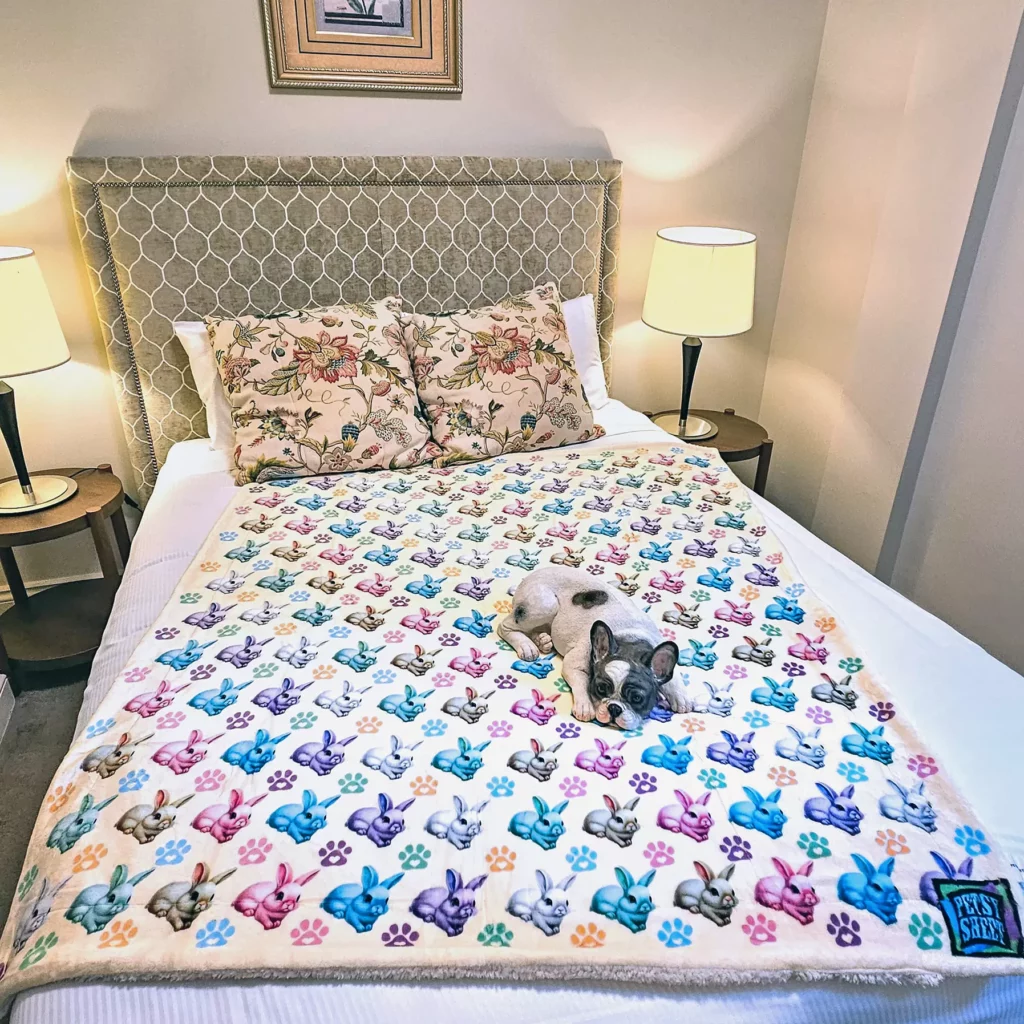 luxury bed sheet for dogs