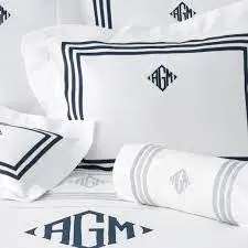 Customized or Monogrammed Bed Sheets